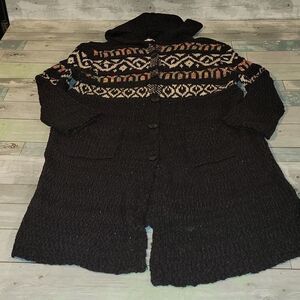 Easel Long Cardigan Sweater sz Medium/Large